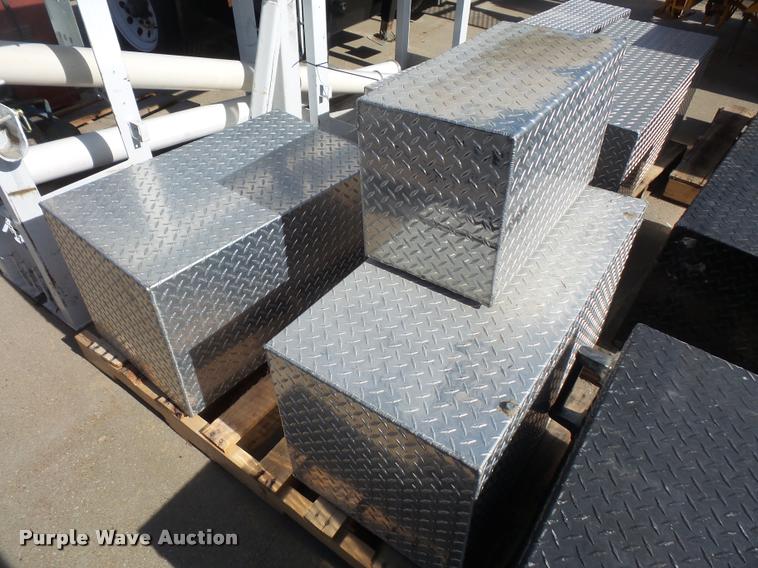 image for item BW9533 (3) tread plate toolboxes