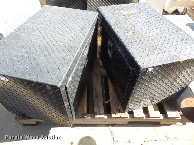 image for item BW9535 (2) tread plate toolboxes