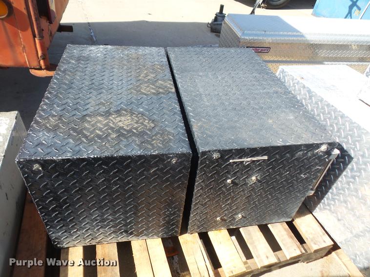 image for item BW9535 (2) tread plate toolboxes