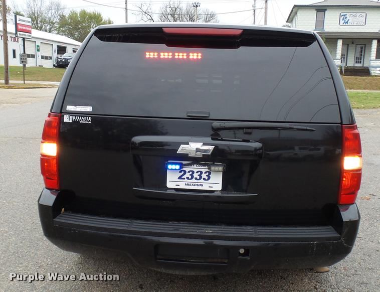image for item CC9004 2011 Chevrolet Tahoe Police SUV