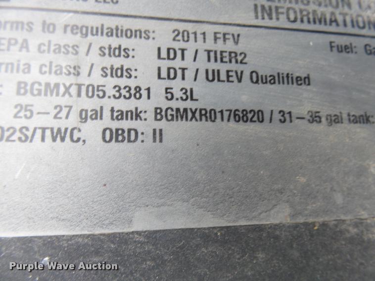 image for item CC9004 2011 Chevrolet Tahoe Police SUV