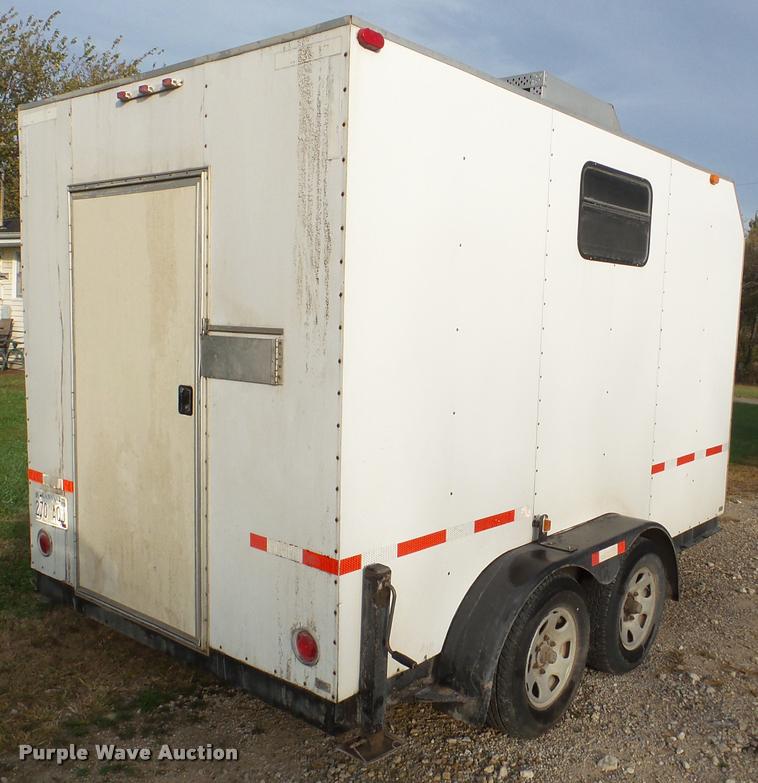 image for item DA2970 1997 shop built enclosed cargo trailer