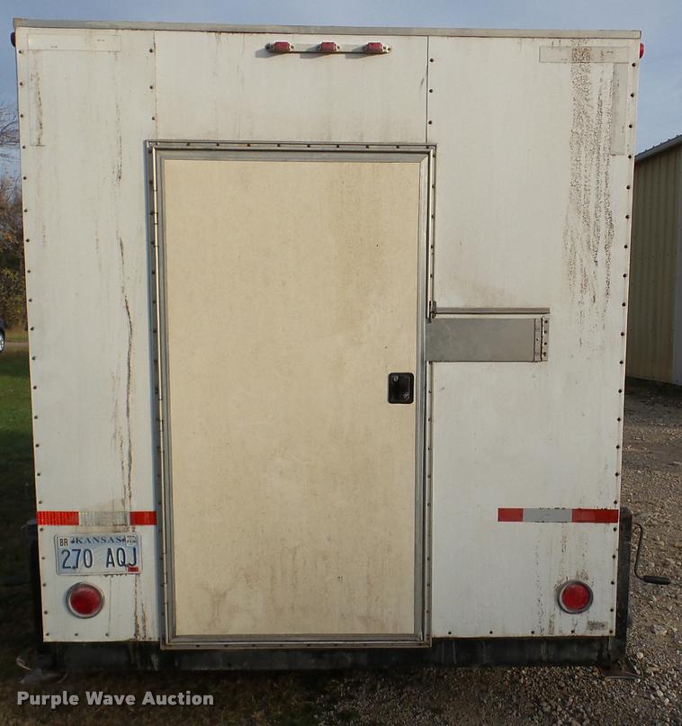 image for item DA2970 1997 shop built enclosed cargo trailer