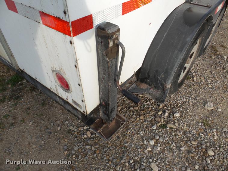 image for item DA2970 1997 shop built enclosed cargo trailer