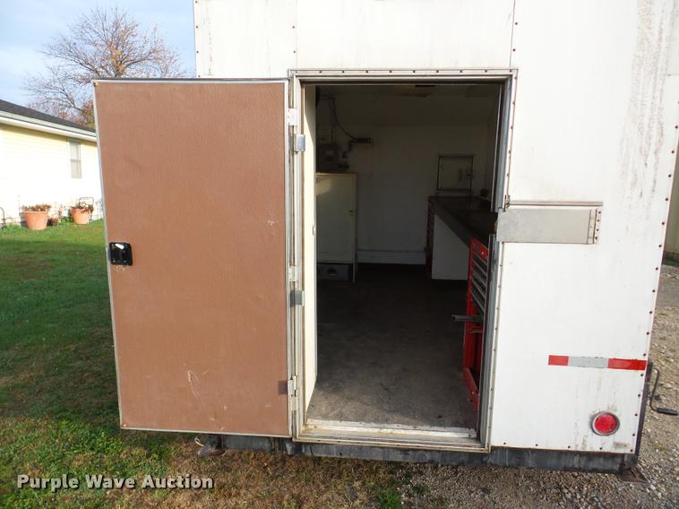 image for item DA2970 1997 shop built enclosed cargo trailer