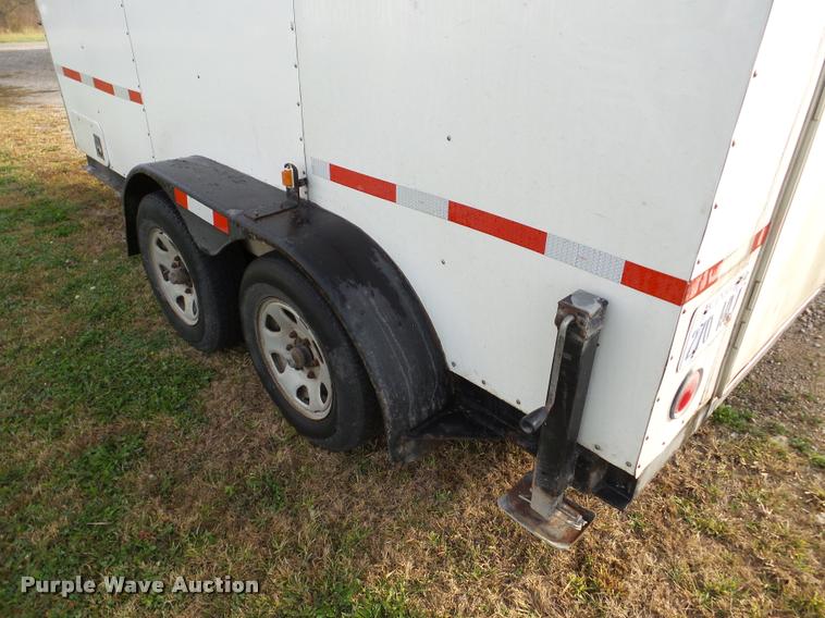 image for item DA2970 1997 shop built enclosed cargo trailer
