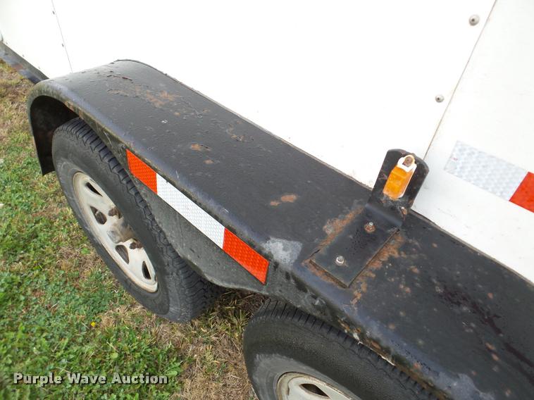 image for item DA2970 1997 shop built enclosed cargo trailer