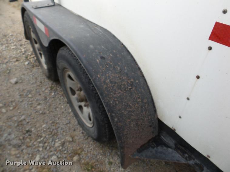 image for item DA2970 1997 shop built enclosed cargo trailer