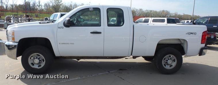 image for item DA3786 2008 Chevrolet Silverado 2500HD Ext. Cab pickup truck