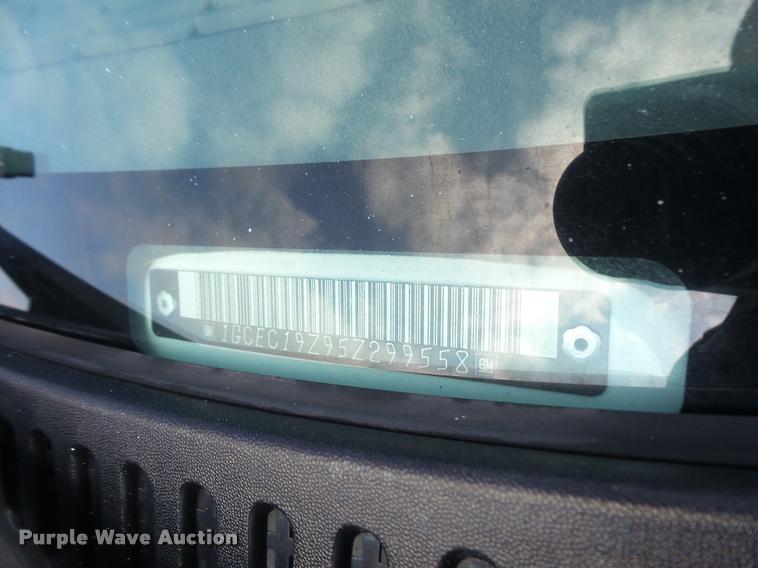 image for item DA3798 2005 Chevrolet Silverado 1500 Ext. Cab pickup truck