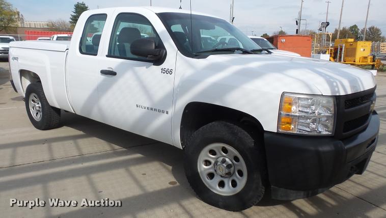 image for item DA3819 2009 Chevrolet Silverado 1500 Ext. Cab pickup truck