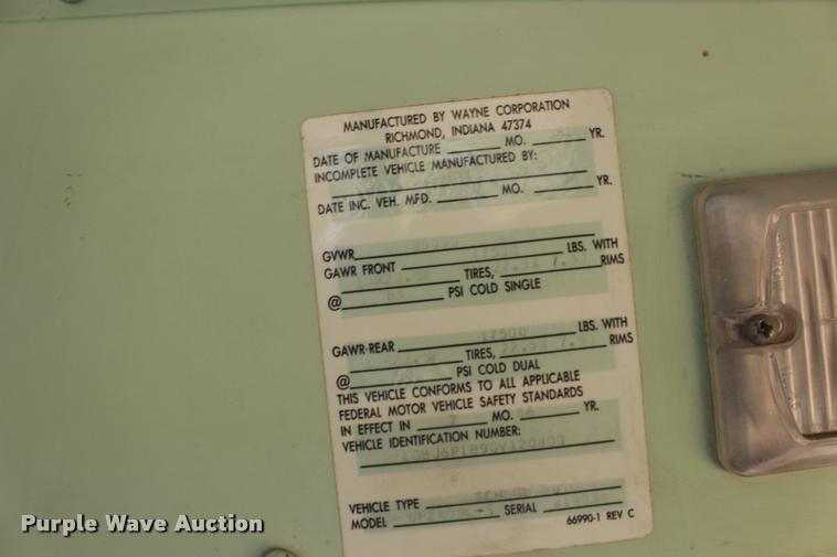 image for item DA4277 1986 Chevrolet C60 bus