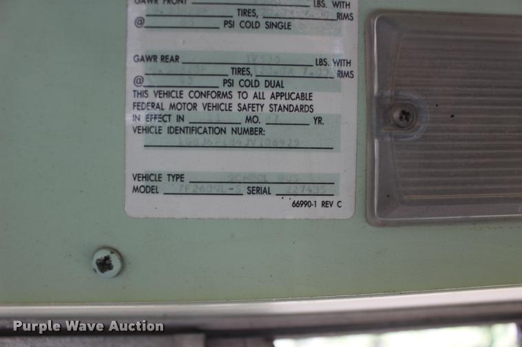 image for item DA4280 1988 Chevrolet C60 bus