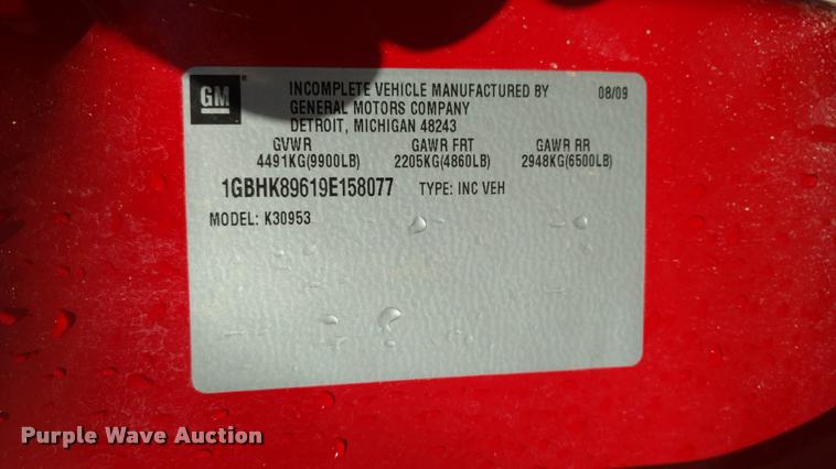 image for item DA4366 2009 Chevrolet Silverado 3500HD Ext. Cab pickup truck