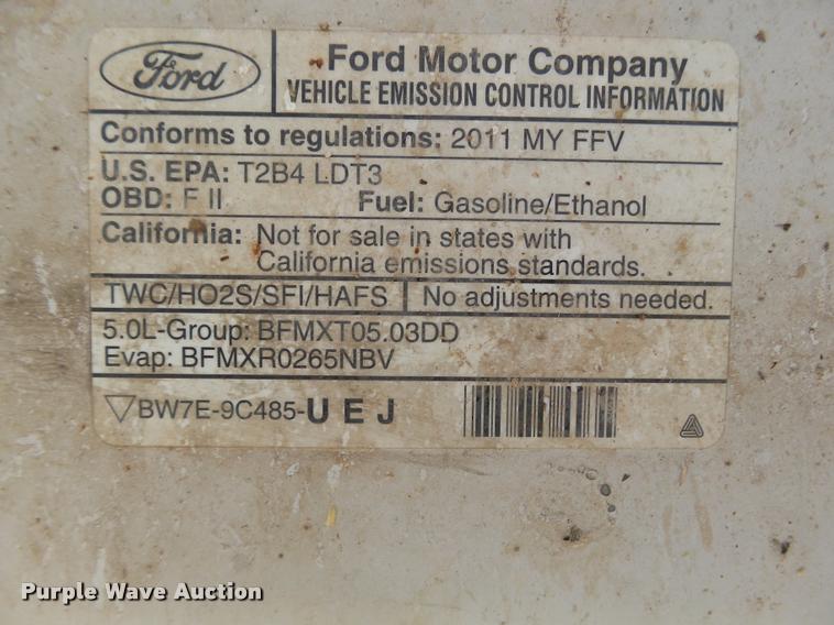 image for item DA4670 2011 Ford F150 XLT SuperCrew pickup truck