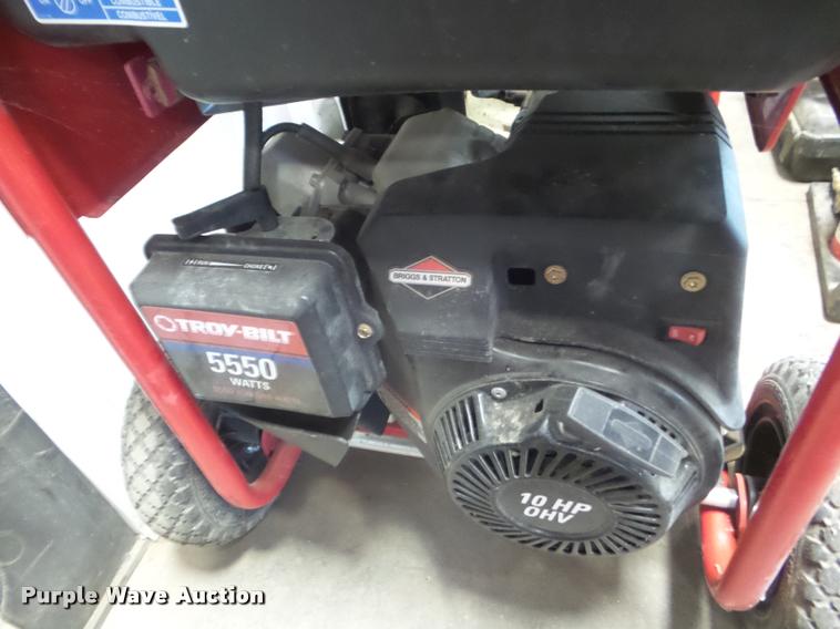 image for item DA9501 Troy-Bilt generator