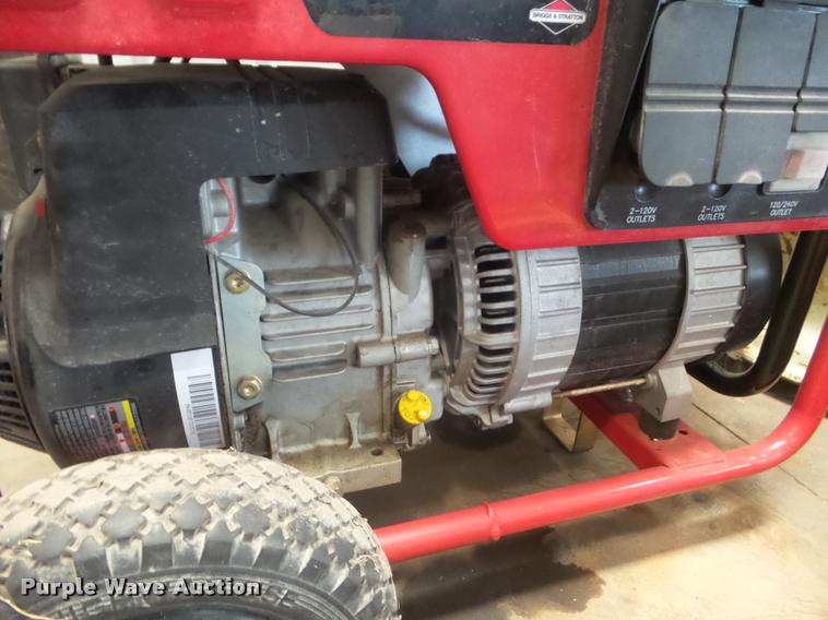 image for item DA9501 Troy-Bilt generator
