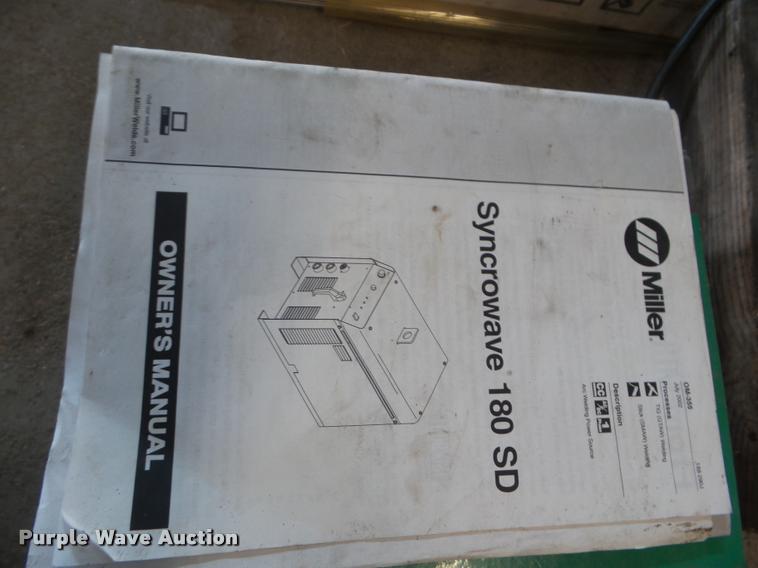 image for item DA9559 Miller Syncrowave 180SD tig welder