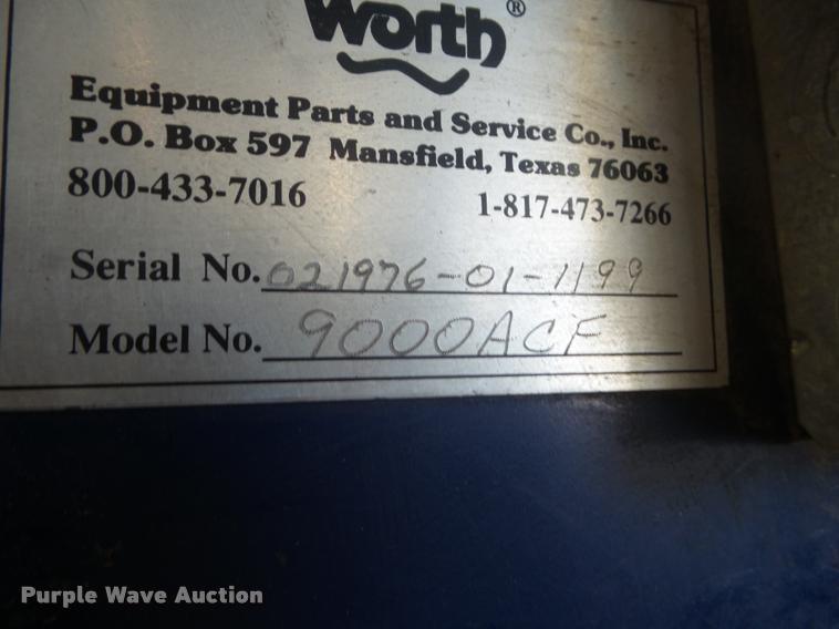 image for item DA9567 Worth Lift 9000ACF asymmetrical vehicle lift