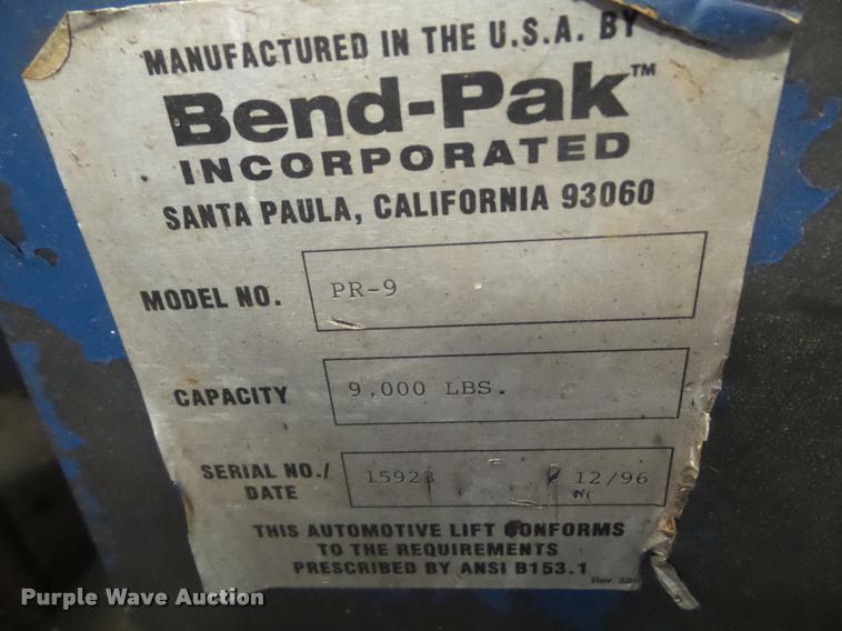 image for item DA9568 Worth equal arm low profile automotive hoist