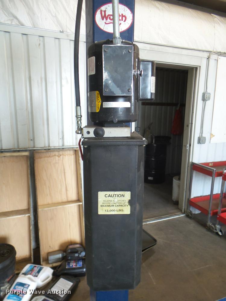 image for item DA9569 Worth 12000E four post automotive lift