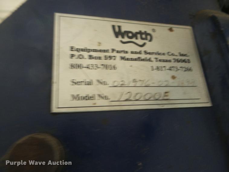 image for item DA9569 Worth 12000E four post automotive lift