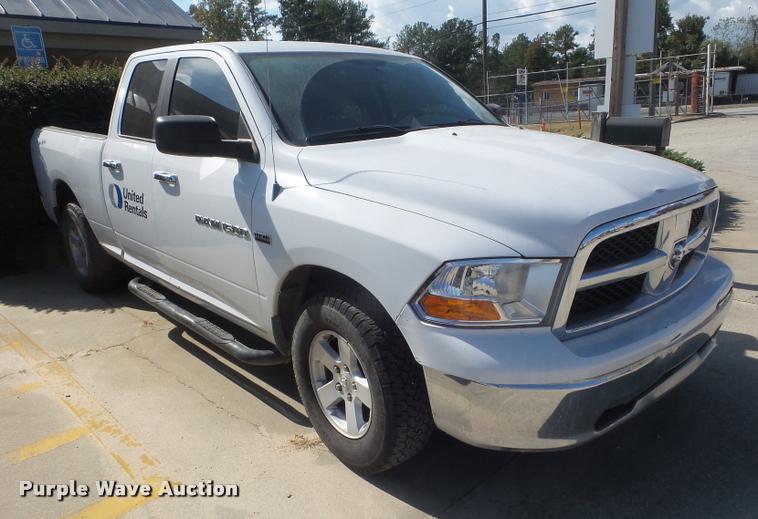 image for item DB3596 2012 Dodge Ram 1500 Quad Cab pickup truck
