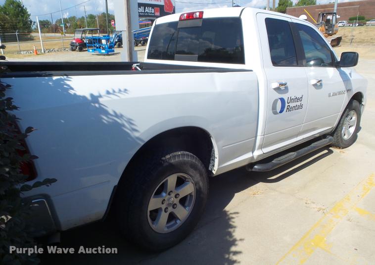 image for item DB3596 2012 Dodge Ram 1500 Quad Cab pickup truck