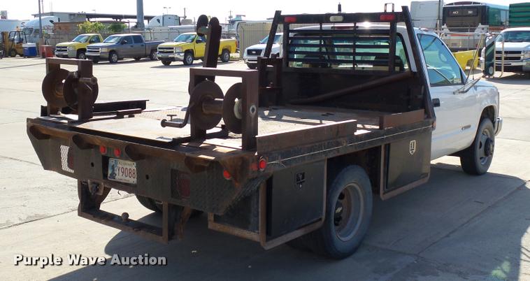 image for item DB4561 1999 Chevrolet 3500 flatbed pickup truck