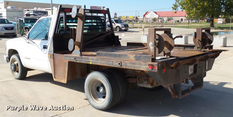 image for item DB4561 1999 Chevrolet 3500 flatbed pickup truck