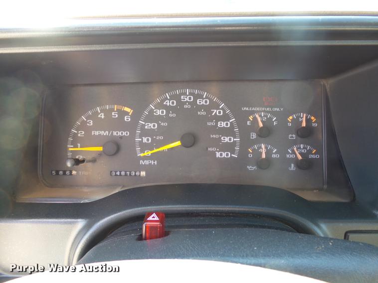 image for item DB4561 1999 Chevrolet 3500 flatbed pickup truck