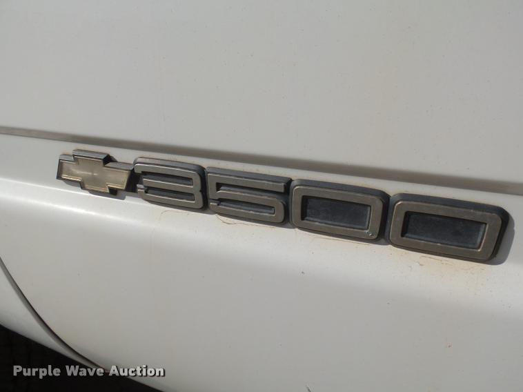 image for item DB4561 1999 Chevrolet 3500 flatbed pickup truck