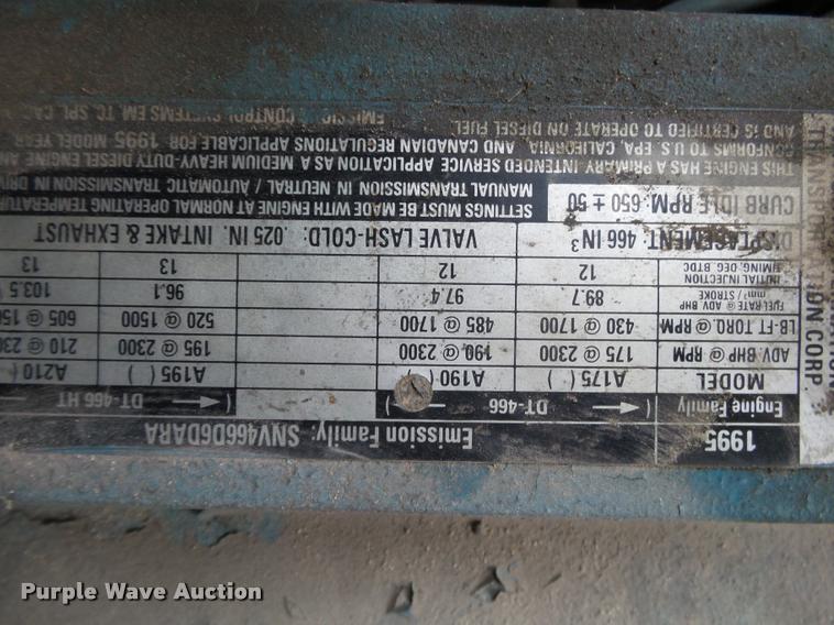 image for item K1045 1996 International 4700 box truck