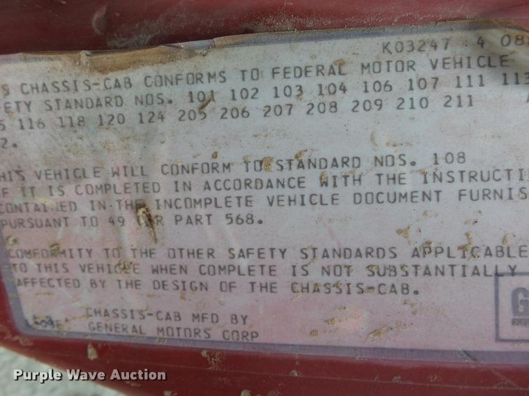 image for item K1049 1982 Chevrolet C70 dump truck