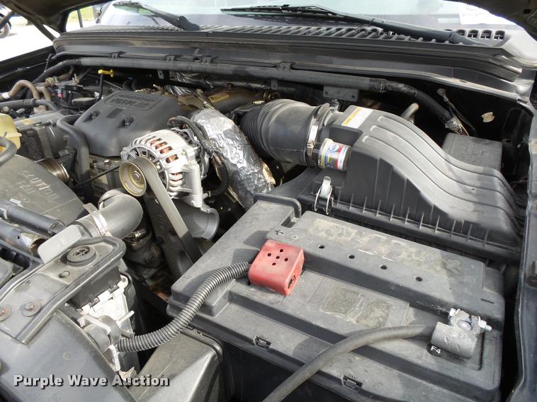 image for item K1055 2000 Ford F350 Super Duty Crew Cab flatbed pickup truck