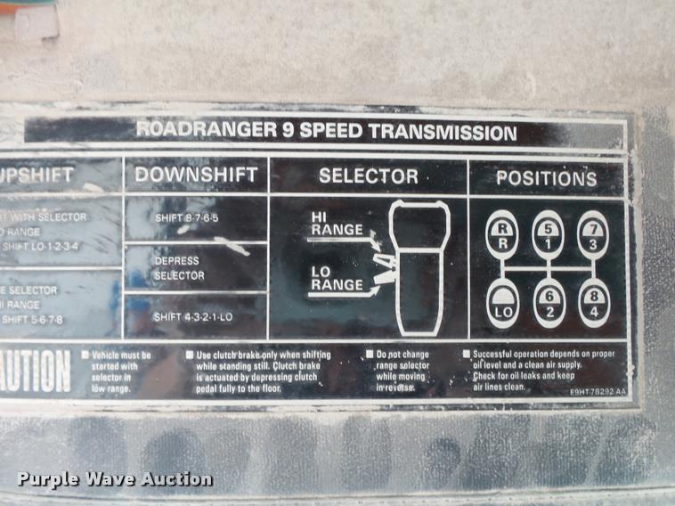 image for item K1066 1995 Ford L9000 dump truck