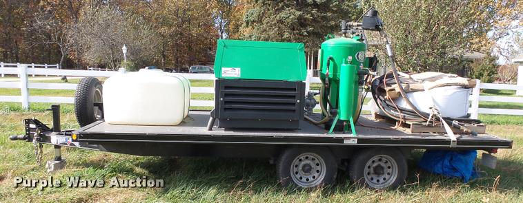 image for item K1067 2014 MMLJ sandblasting trailer