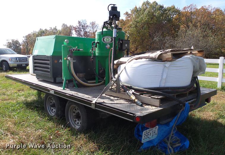 image for item K1067 2014 MMLJ sandblasting trailer