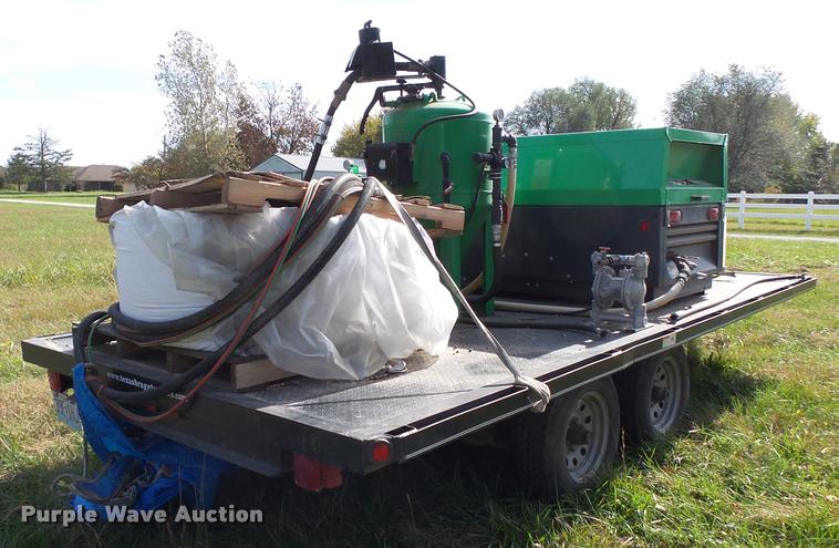 image for item K1067 2014 MMLJ sandblasting trailer