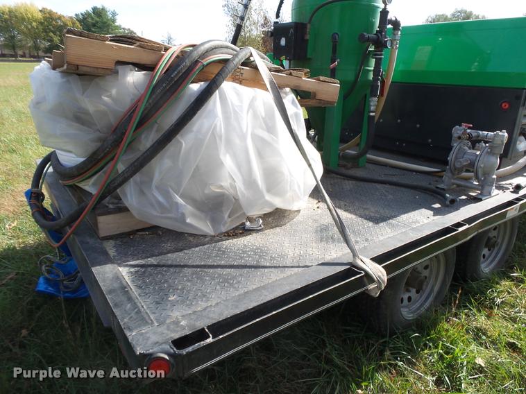 image for item K1067 2014 MMLJ sandblasting trailer