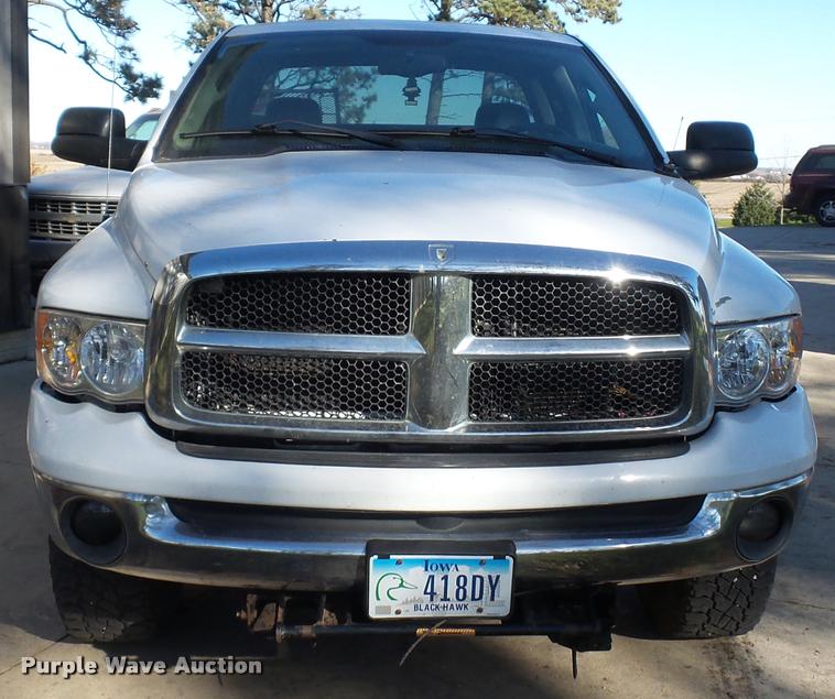 image for item K1361 2003 Dodge Ram 2500 SLT Quad Cab pickup truck