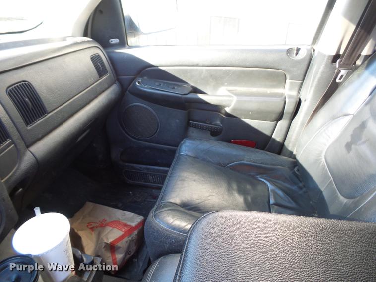 image for item K1361 2003 Dodge Ram 2500 SLT Quad Cab pickup truck
