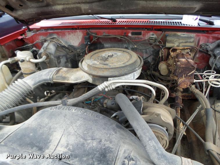 image for item K2497 1991 Chevrolet 3500 Crew Cab utility truck