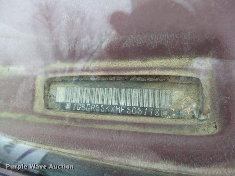 image for item K2497 1991 Chevrolet 3500 Crew Cab utility truck