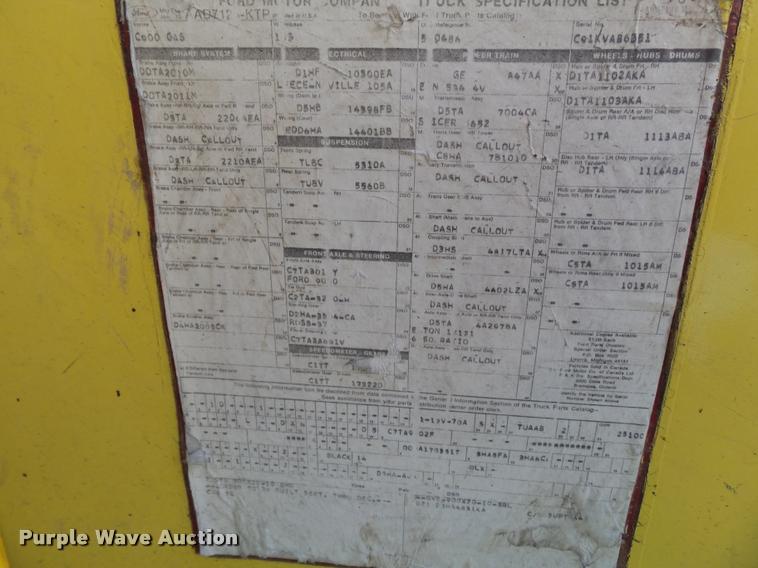 image for item K3435 1976 Ford 900 fire truck