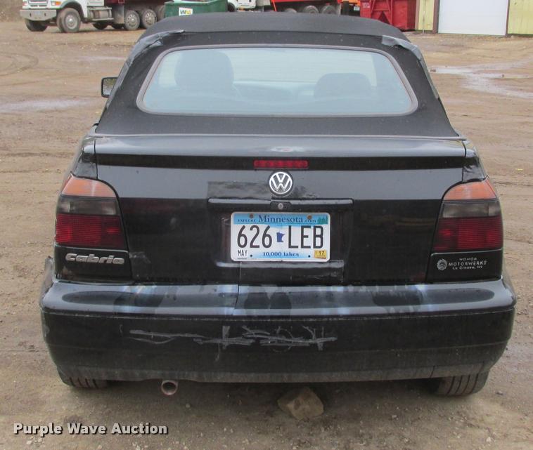 image for item K4247 1999 Volkswagen Cabrio convertible