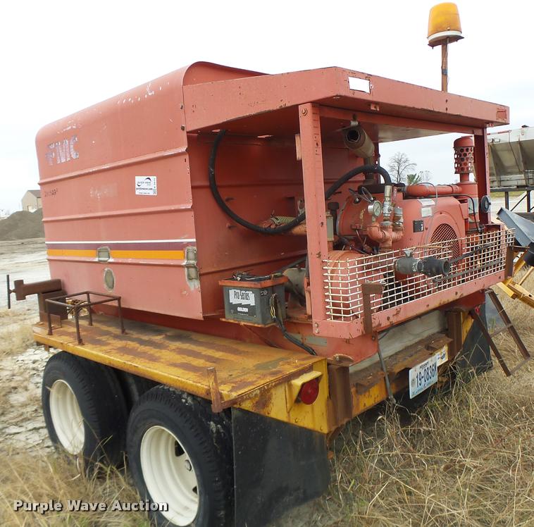 image for item K5616 1997 Shop built FMC C100E1000SB pressure washer trailer