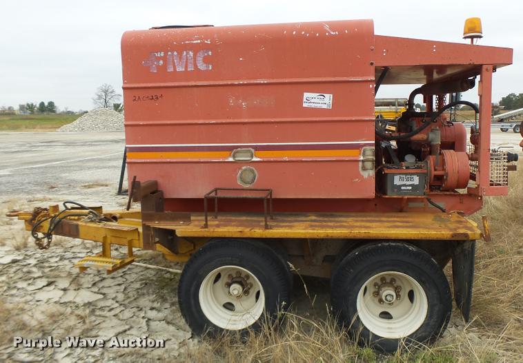 image for item K5616 1997 Shop built FMC C100E1000SB pressure washer trailer