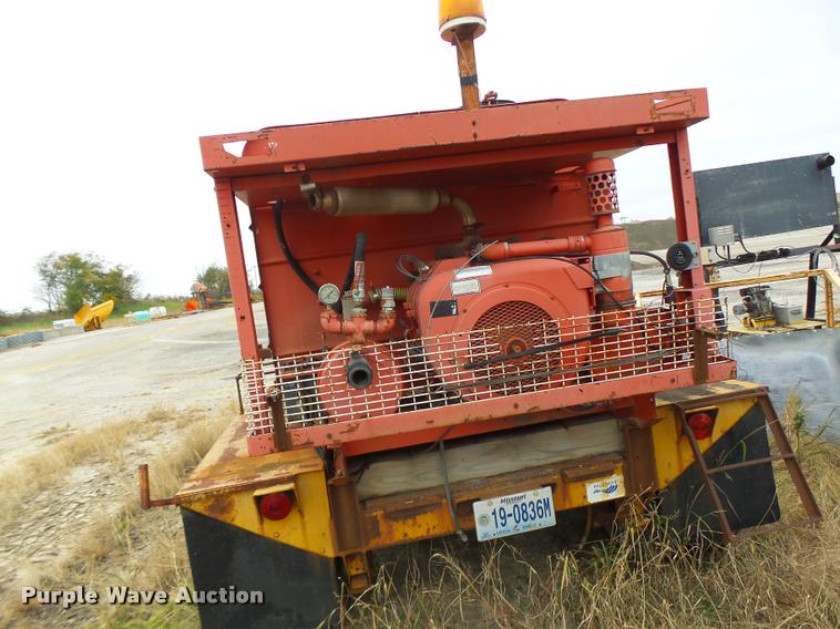 image for item K5616 1997 Shop built FMC C100E1000SB pressure washer trailer