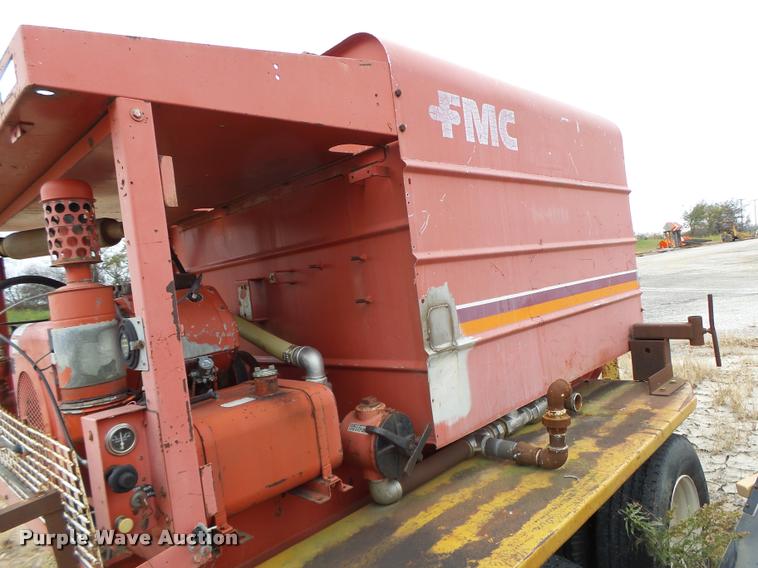 image for item K5616 1997 Shop built FMC C100E1000SB pressure washer trailer